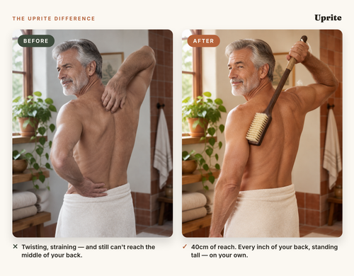 Uprite Long-Reach Bath Brush